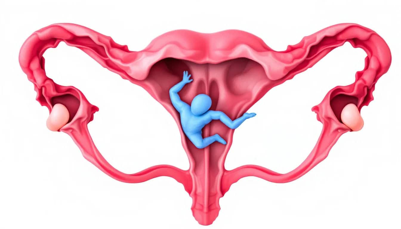 An illustration depicting the pelvic area and its relation to vaginal cramps.