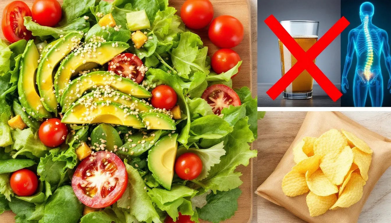 Is Cycling Good for Arthritic Knees? Check Out the Benefits 2 A healthy meal plan supporting joint health.