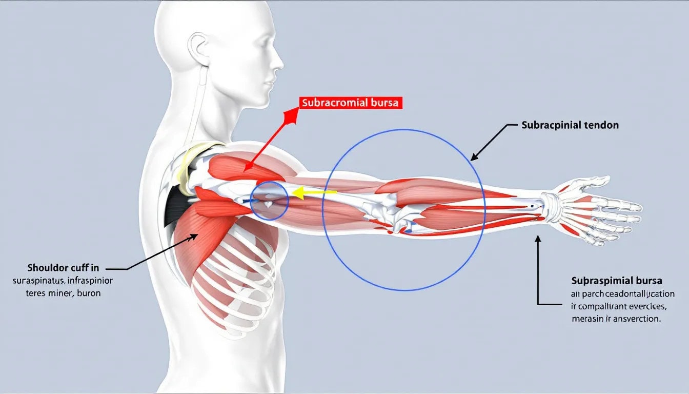 A person using proper techniques to prevent shoulder injuries during exercise.